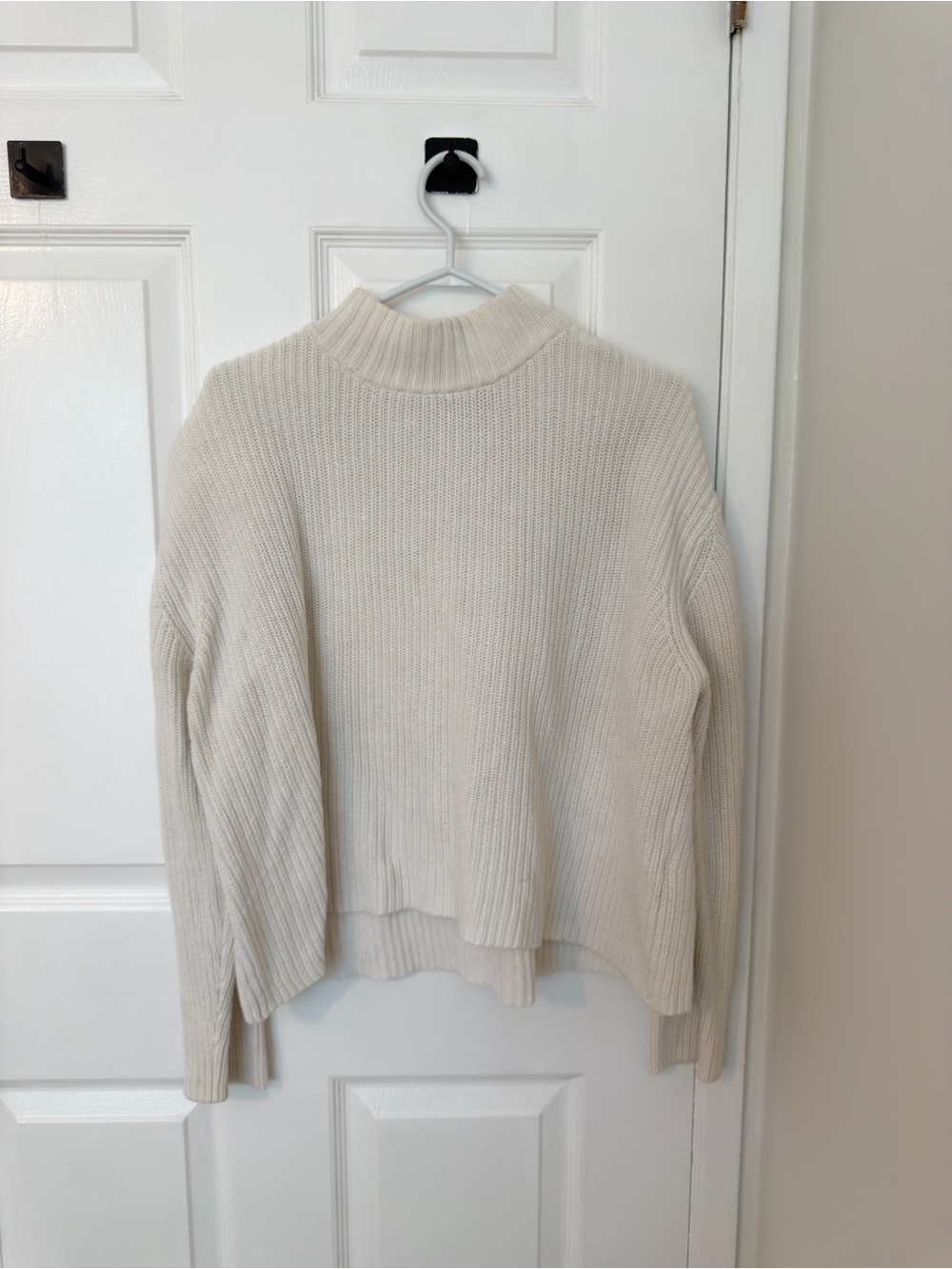 Women’s Cream Turtleneck Sweater